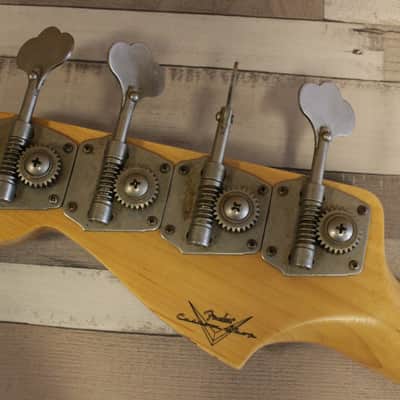 Fender Custom Shop Time Machine '58 Precision Bass Relic - Super Faded Aged Chocolate 3-Color Sunburst image 12