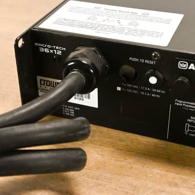 Crown Macro-Tech 36x12 2-Channel Power Amplifier CG015TN image 8