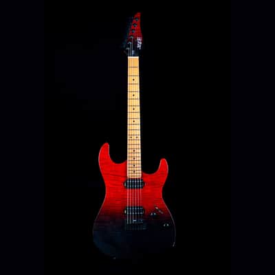 Jet JS-1000 Vulcano 1000 Series Mahogany Solid Flamed Maple Top Body Canadian Roasted Maple Neck 6-String Electric Guitar image 1