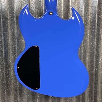 Westcreek Guitars Racer SG Offset Style Blue #0077 Used image 9