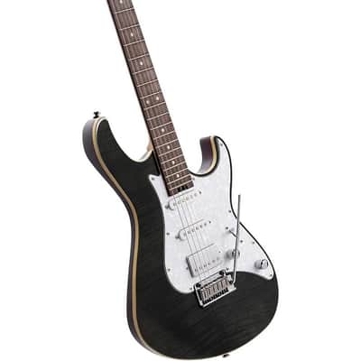 Cort G280 Select Flame Top, Trans Black image 10