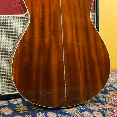 1970-75 Yamaha Orange Label FG-152 Natural Made in Japan Acoustic + Hard Case image 14