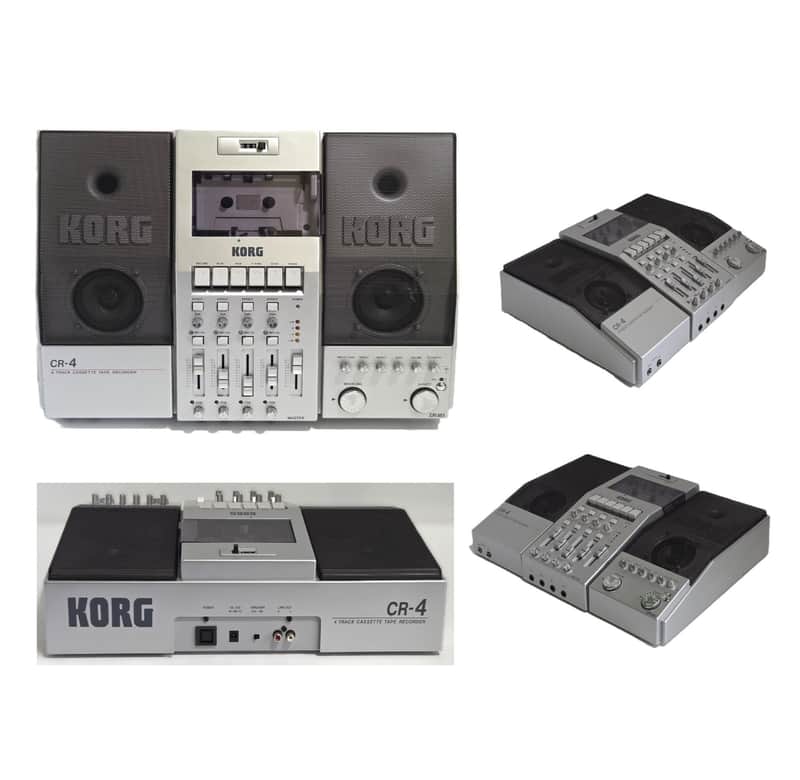Korg CR-4 w/Universal power supply 4 Track Tape Recorder Amp Modeling & Effects image 1