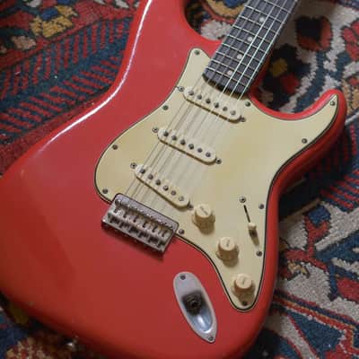 MB Guitars 62-S  2024 - Fiesta Red Hardtail image 2