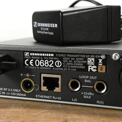 Sennheiser ew 300 IEM G3 Wireless In-Ear Monitoring System - 516-558 MHz CG0118V image 4