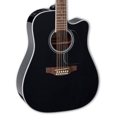 Takamine GD38CE G Series 12-String Dreadnought A/E Guitar - Black - B-Stock image 1