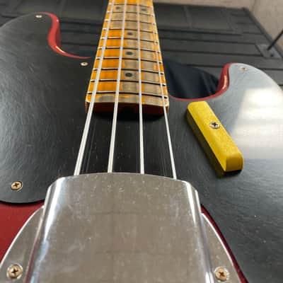 FENDER CUSTOM SHOP LIMITED EDITION '53 PRECISION BASS - HEAVY RELIC, AGED CIMARRON RED 2023 - AGED CIMARRON RED image 7