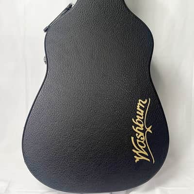 Jasmine S45 SK Natural/Gloss Acoustic Dreadnought W/Hard Case 2000s - Clear Gloss image 14