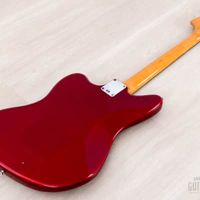 2000 Fender American Vintage '62 Jaguar Yamano, Candy Apple Red w/ Matching Headstock, Case & Tags image 14