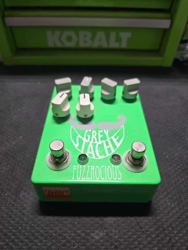 Fuzzrocious Grey Stache 2014 - Hand Painted image 1