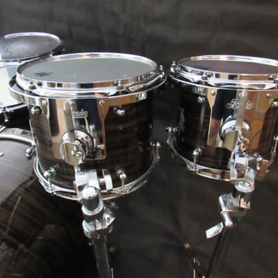 Brady Drums  Brady Maccasar Jarrah Ply 5-Piece Drum Kit Maccasar Ebony Gloss Maccasar Ebony Gloss image 5