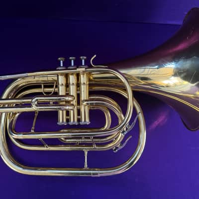 Jupiter Jupiter JMH-550 - Jupiter JMH-550 Bb Marching French Horn with Case image 6