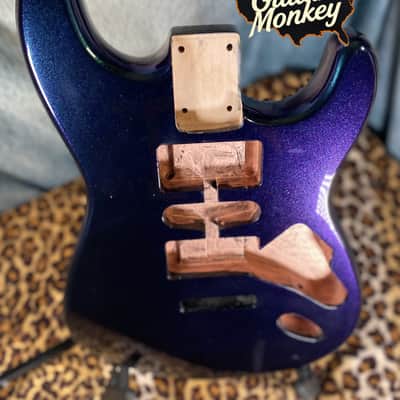 Stunning ColorShift Blue/Teal/Purple Replacement HSH Strat North American Alder image 6