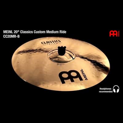 Meinl Classics Custom Medium Ride Cymbal 20" Bild 2