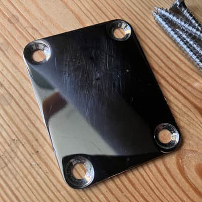 Sunn Mustang Precision Bass Guitar Neck Plate & Screws India 1980s image 2