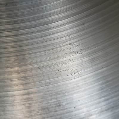 Vintage Zildjian 20" Hollow Logo Medium Ride Cymbal 2450 Grams 70s image 8