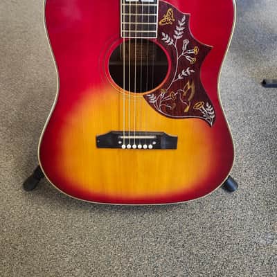 Vintage Aria 9460 Hummingbird Acoustic Guitar with Hard Case image 1