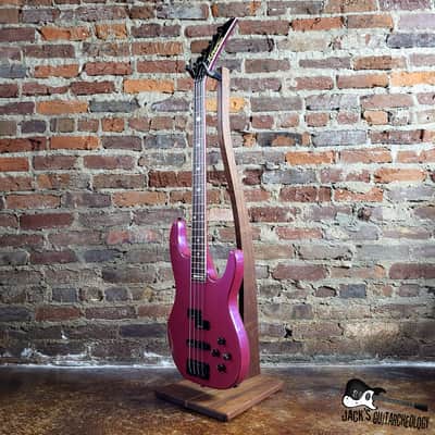 Kramer Spector Forum III Bass w/ OHSC (1980s, Magenta Metallic) image 11