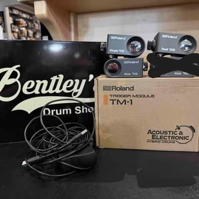 Roland TM1 Trigger Module with 3 Triggers & Cables (Box F; Rm1) image 2