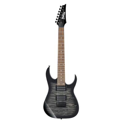 Ibanez GRG7221QATKS GIO RG Electric Guitar - Transparent Black Sunburst image 2
