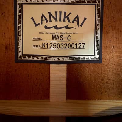 Lanikai MAS-C All-Mahogany Concert Ukulele - Gloss Natural image 12