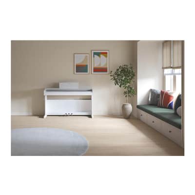 Yamaha Arius YDP-146 88 Key Weighted Digital Home Piano with Bench (White) image 4