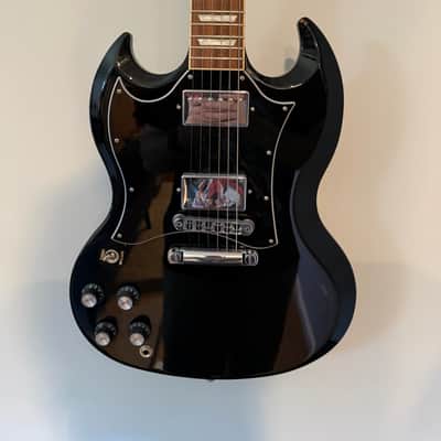 Gibson Gibson SG Standard Left-handed Electric Guitar - Ebony 2020+ - Ebony image 1