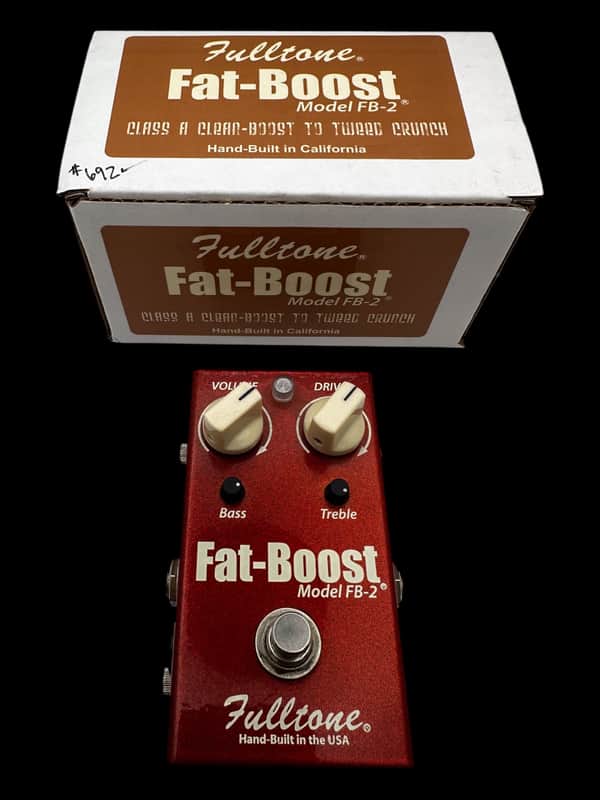 Fulltone Fat Boost FB-2 2000s - Red X5442 image 1