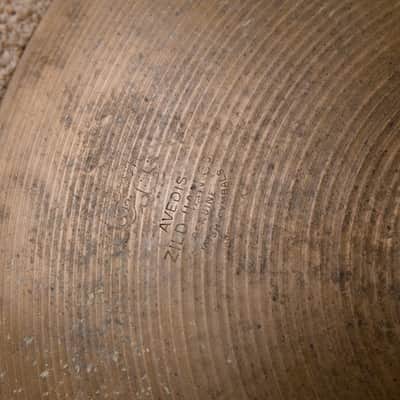 1960s Zildjian A 14" Thin Hi Hat Cymbal 812g image 3