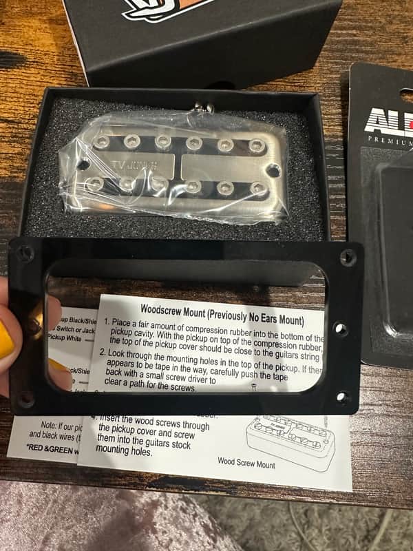 TV Jones Power'Tron Ultra Bridge Pickup - Brushed Nickel (BRAND NEW) image 1
