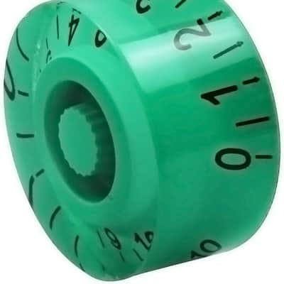 4pcs Green Top Hat Guitar Knobs | Volume & Tone Speed Control Knob Set for Les Paul & Electric Guitars | LP Style Split Shaft Replacement Parts image 2