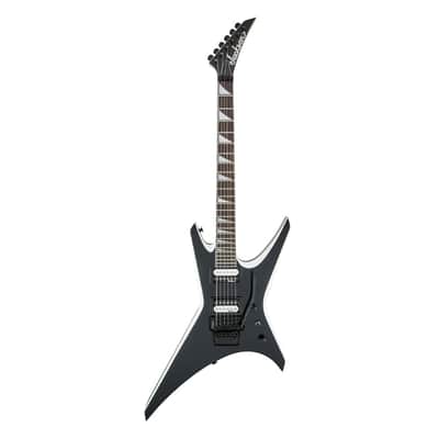 Used Jackson JS Series Warrior JS32 - Black w/ White Bevels w/ Amaranth FB image 2