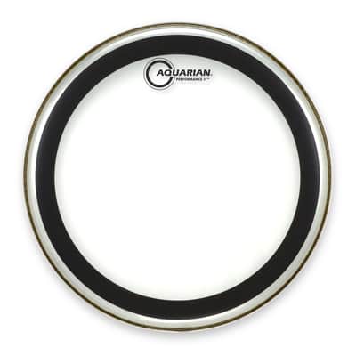 Aquarian - PF22 - 22" Performance II Clear Bass Drum image 2