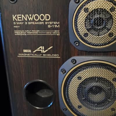 VINTAGE KENWOOD 3 WAY SPEAKERS /8 OHM/MADE IN JAPAN image 8