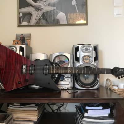 Chapman Explorer - Ghost Fret Black Blood Standard V2 2019 - Black Blood image 11