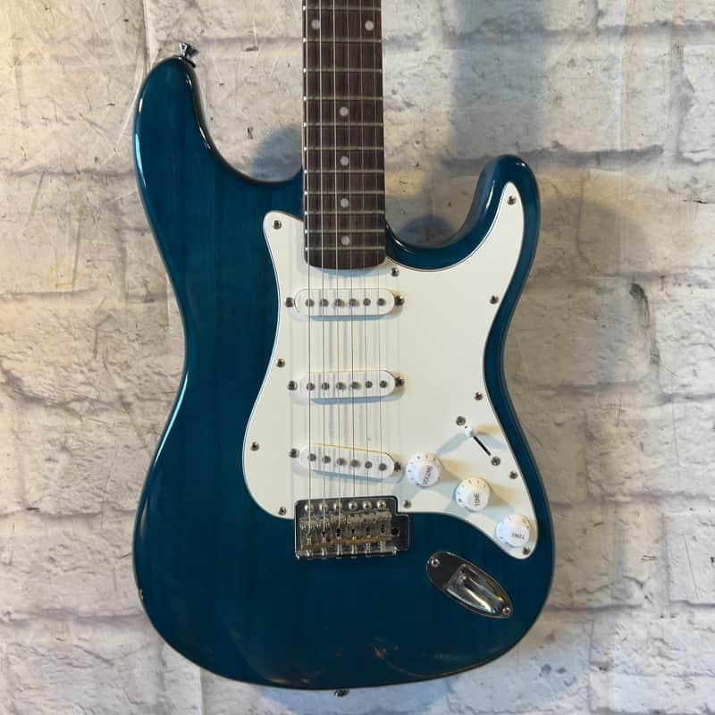J Reynolds S Style Turquoise Electric Guitar image 1
