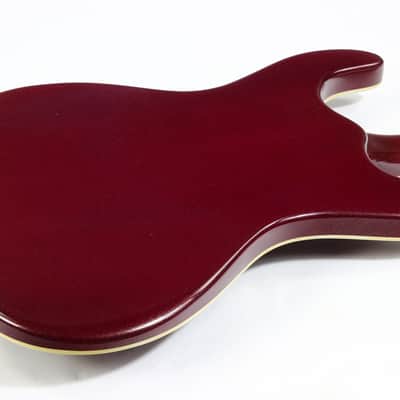 1988 Mosrite USA Semie Moseley Signed V63 Model Ruby Dust Rare SET-NECK Side Jack Model MINTY w Paperwork! image 23