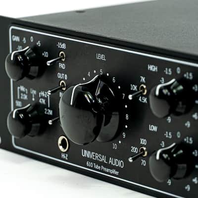 Universal Audio LA-610 MkII – Tube Channel Strip, Full Featured Mic Pre, 2-Band Selectable EQ, Optical Compressor image 6