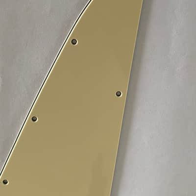 New Guitar Pickguard Fits Firebird Blank Guitar Pickguard Scratch Plate 3 Ply Vintage Yellow image 2