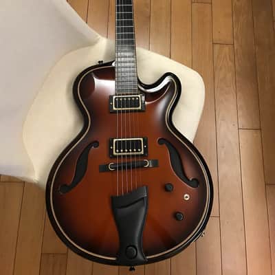 (On hold) Mario Beauregard MB Archtop hand carved Hollow body thinline with Lollar Imperial Humbucker Sakashta image 2