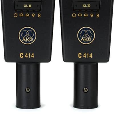 AKG C414 XLII/ST Large-diaphragm Condenser Microphone - Matched Pair image 2