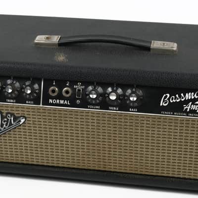 Vintage Fender Bassman Black Panel Head Owned by Miguel Briseño of Lord Huron image 5