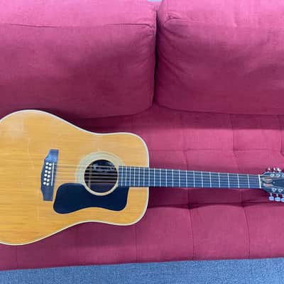 Guild G-312 12-String Acoustic Guitar 1975 - Natural image 1