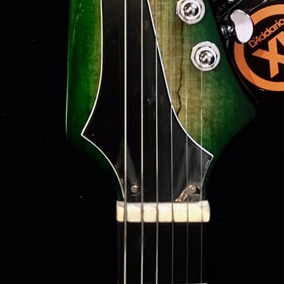 Zero Gravity ZG-Inertia SM TA Spalted Maple Trans Aurora Finish Electric Guitar & ZG Deluxe Gigbag image 7