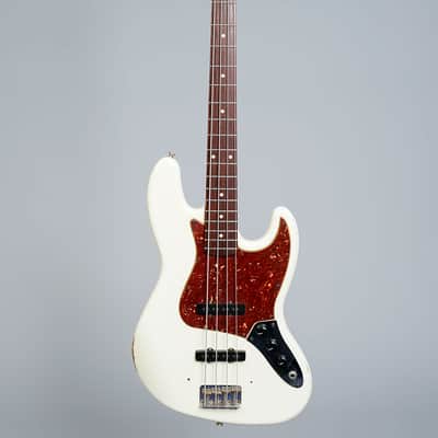 Fender Custom Shop 1964 Jazz Bass Relic - Olympic White image 7