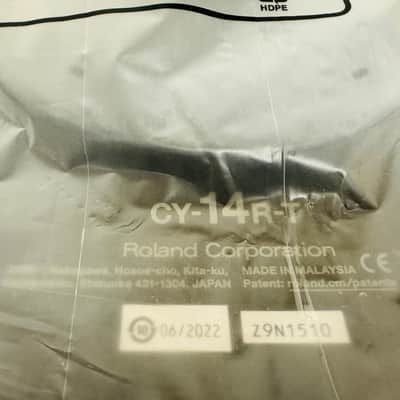Roland CY-14R-T 14” Black Ride Cymbal CY14 T image 4
