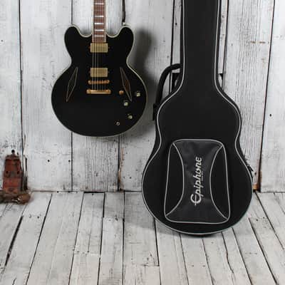 Epiphone Emily Wolfe Sheraton Stealth Electric Guitar with EpiLite Case image 2