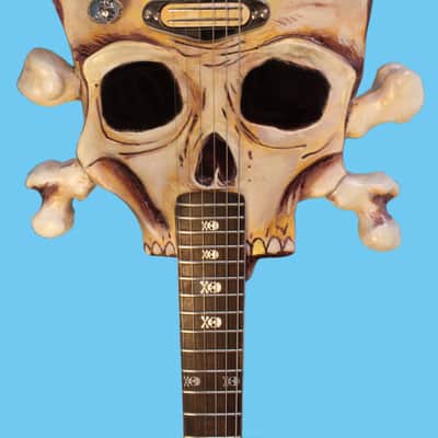 Devil & Sons Skull and Crossbones 2017 Handpainted image 3