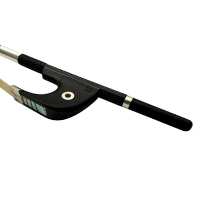 ZS Strings Eclipse German Bass Bow 2025 - Pure Carbon image 2
