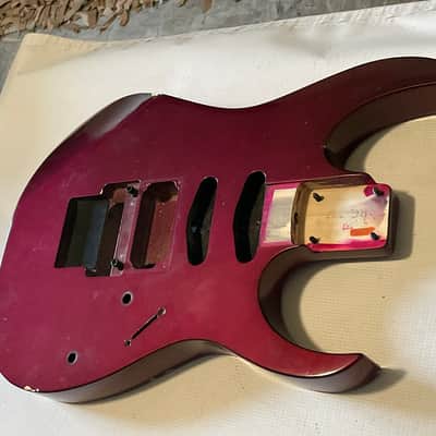 1991 Japan Ibanez RG560 Violet Pearl Guitar Body Floyd Ready & Neckplate image 3